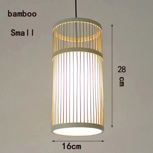 Suspension nordique en bambou contemporain