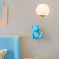 Applique murale Ours Pull-switch