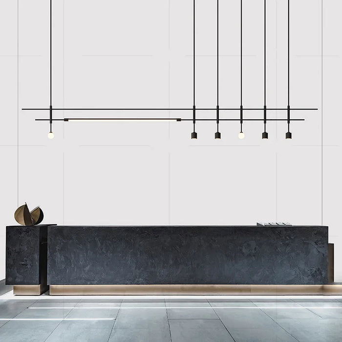 Lustre minimaliste réglable en hauteur pour tous les espaces