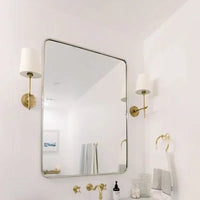 Applique murale nordique moderne en cuivre pour villa de luxe