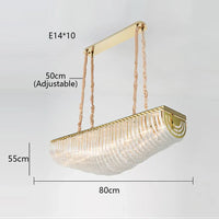 Lustres LED Nordiques Modernes en Verre