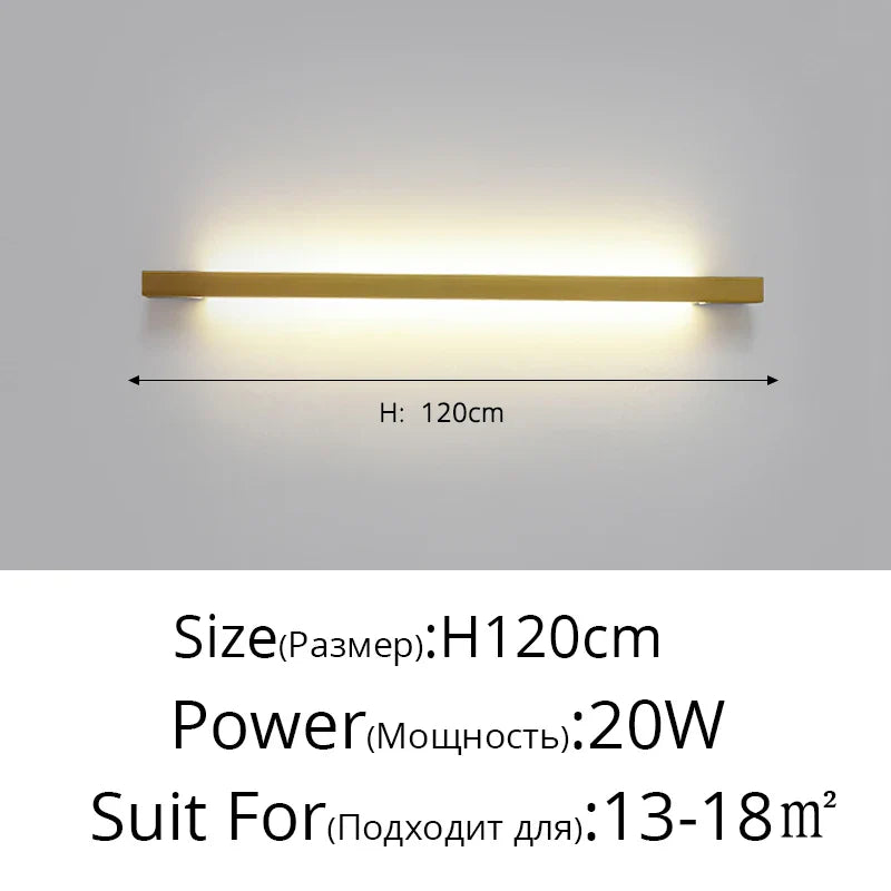 Applique murale LED design minimaliste et créatif