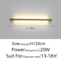 Applique murale LED design minimaliste et créatif