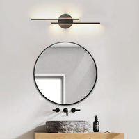 Applique murale LED Lio - Style contemporain à deux barres métalliques