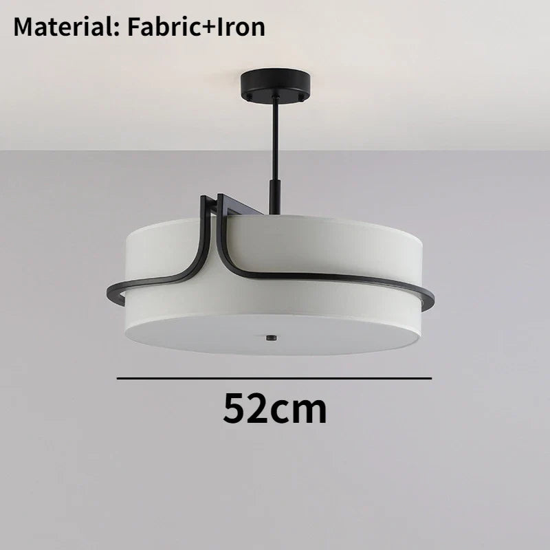 Lustre en fer de Style chinois moderne – Personnalité créative