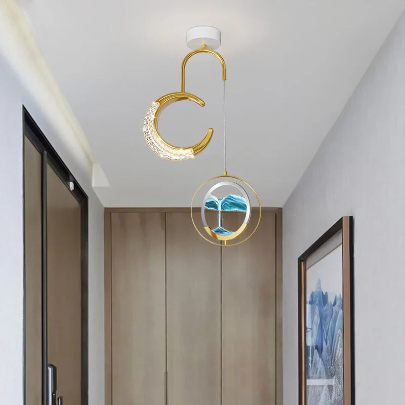 Lustre Nordique Moderne Minimaliste "Petits Sables Mouvants"