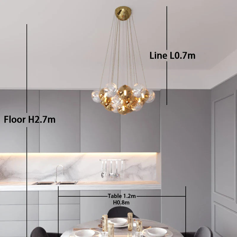 Lustre nordique - Décoration de la Maison