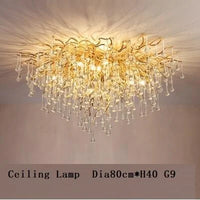 Lustre en Cristal LED de Luxe Moderne pour un Intérieur Élégant