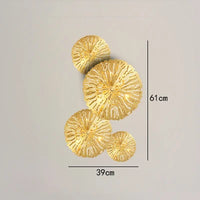 Applique Murale LED Dorée Élégante - Style Moderne pour Décoration d'Intérieur