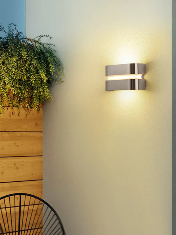 Applique murale d'extérieur en aluminium design