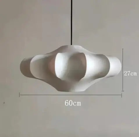 Suspension Cirrus nordique minimaliste en soie style japonais par West Elm