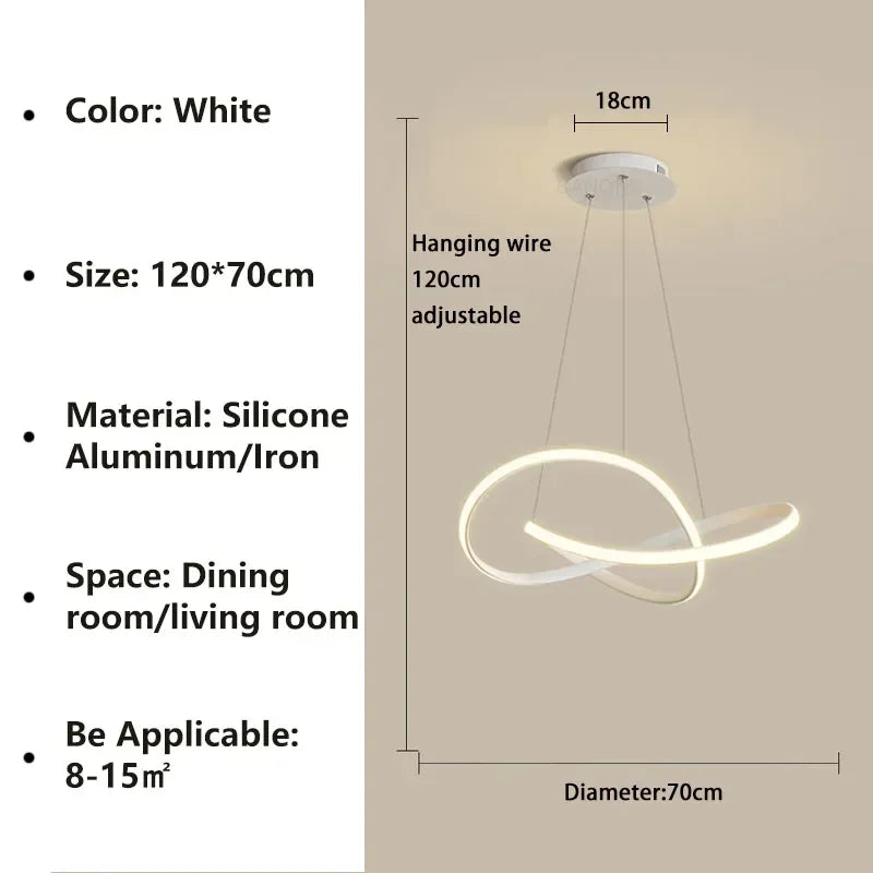 Lustre LED Design Moderne Doré - Luxe et Élégance