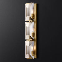 Applique murale LED en cristal pour chambre et salon - Éclairage élégant et moderne
