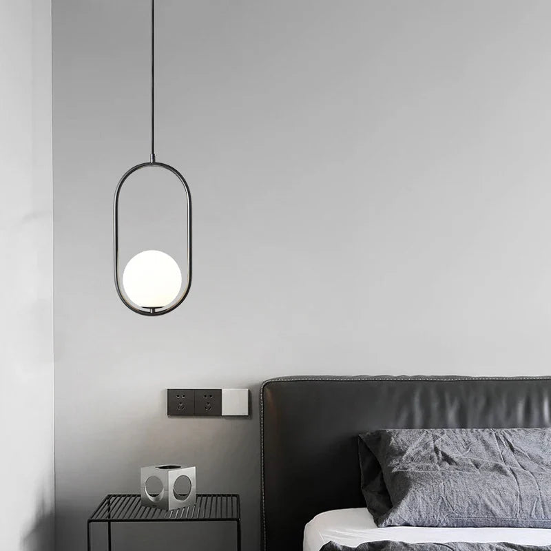 Suspension LED Noir Métal