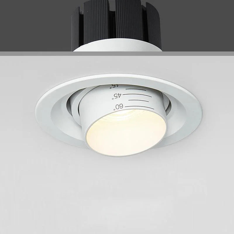 Spot Zoom intégré dimmable encastré 15-60° COB - Marque ZoomTech