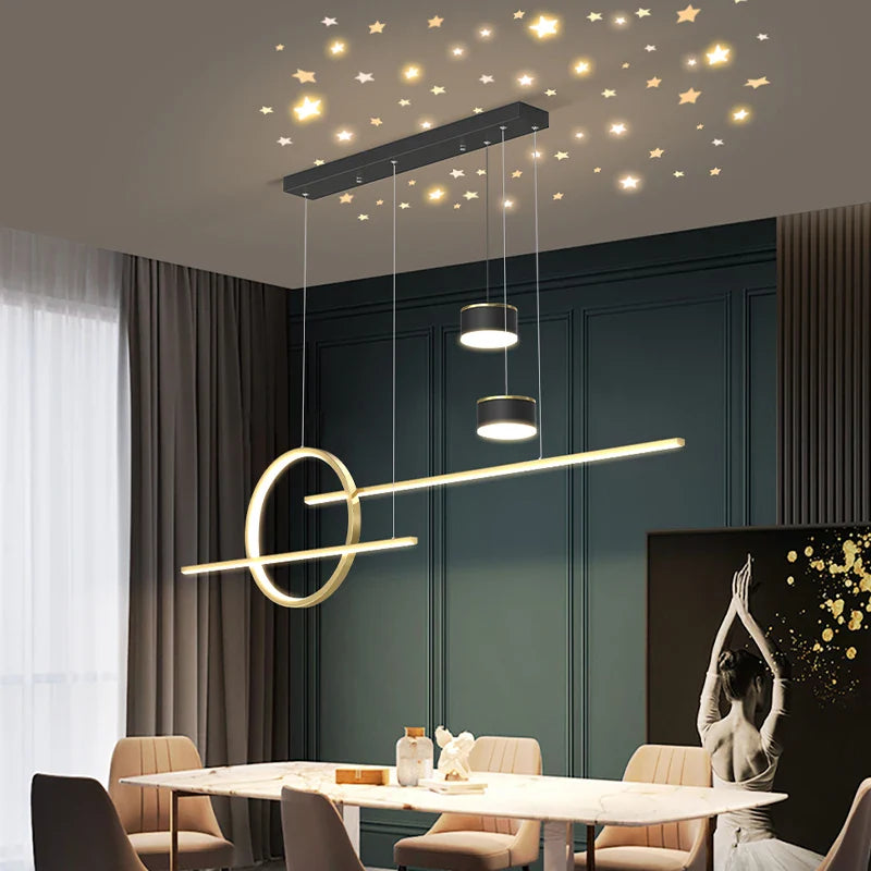 Style Nordique : Suspension LED Luminaire Abajur