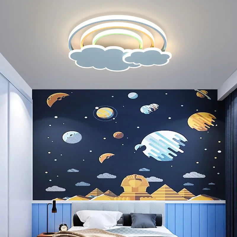 Plafonnier Arc-en-ciel pour chambre d'enfant