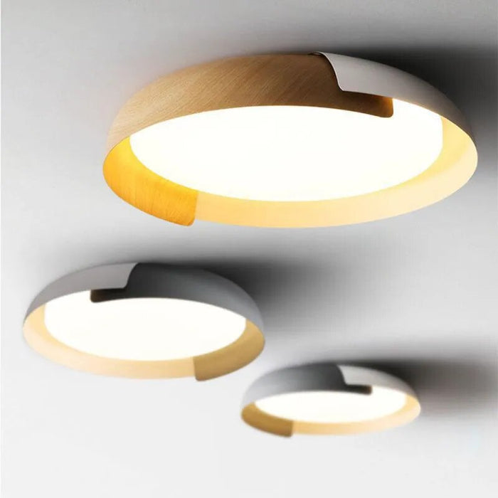 Plafonnier LED Nordic Wood Style‍.