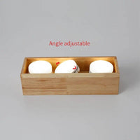 Plafonnier japonais en bois brut et minimaliste