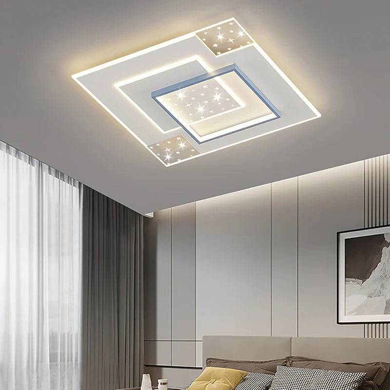 Plafonniers LED Modernes Encastrés - Style Nordique Minimaliste Étoilé