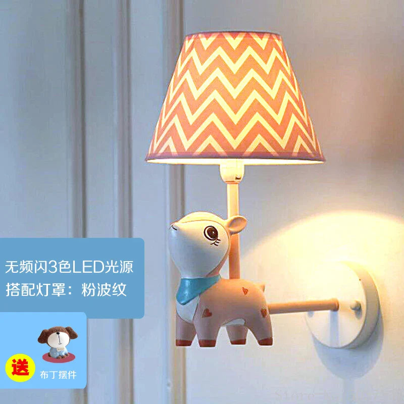 Applique Murale Licorne LED - Décor Nordique Anime