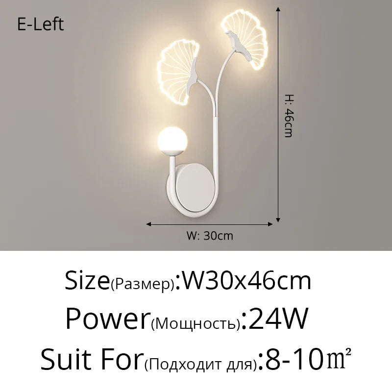 Applique murale LED Full Spectrum : Protection des Yeux, Tricolore & Créative