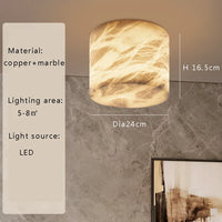 Plafonnier LED en Marbre Espagnol Prestigieux