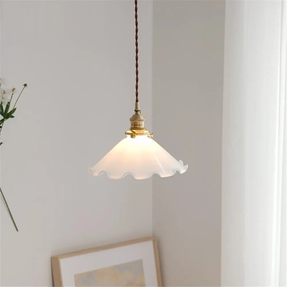 Suspension Loft en Laiton et Verre