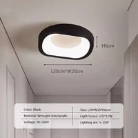 Lustre de plafond nordique LED - Éclairage intérieur design