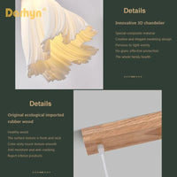 Suspension LED en verre au design nordique contemporain