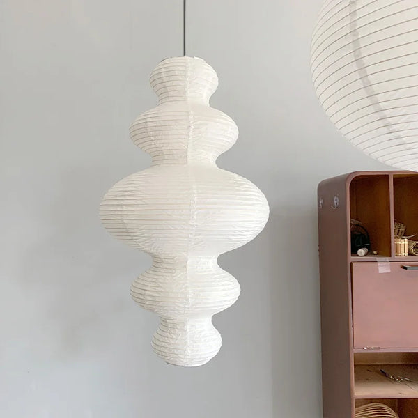 Suspension Loft Japonaise en Papier Style Noguchi - Inspiration Nordique