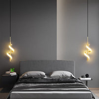 Suspension LED Design Ondulée Polino