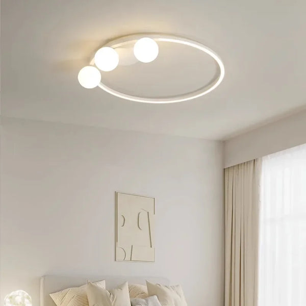 Lustre moderne minimaliste en LED : élégance lumineuse