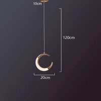 Lustre En Cristal Géométrique Or Émeraude LED Nordique