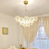 Suspension LED en verre design Nordique Moderne