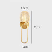 Applique murale LED Luxury en cristal de verre Ball