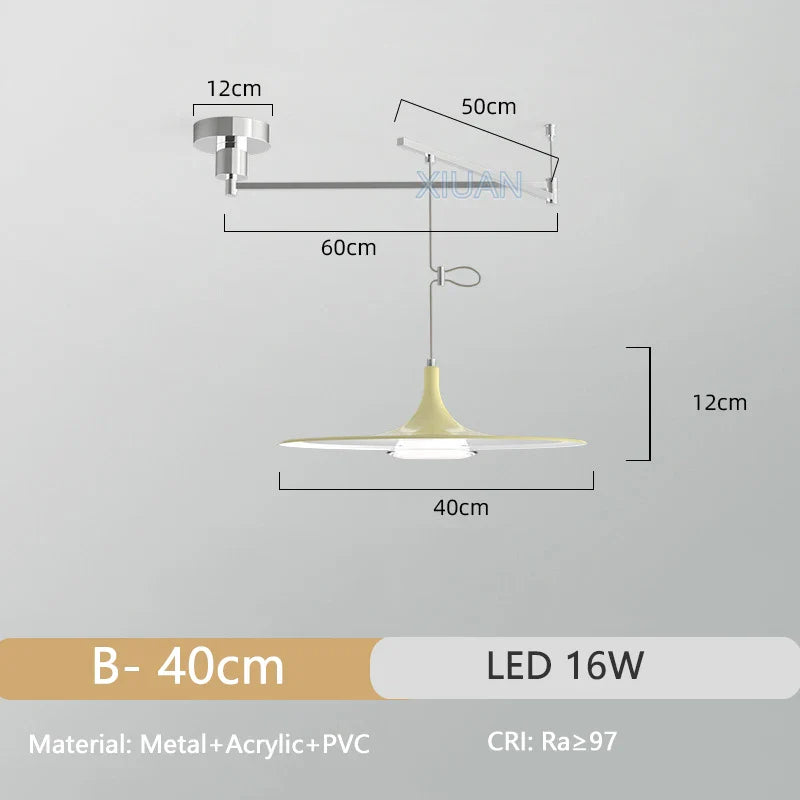 Lustre Chrome Minimaliste