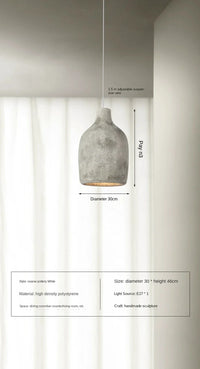 Suspension japonaise Wabi-sabi pour une ambiance nordique moderne