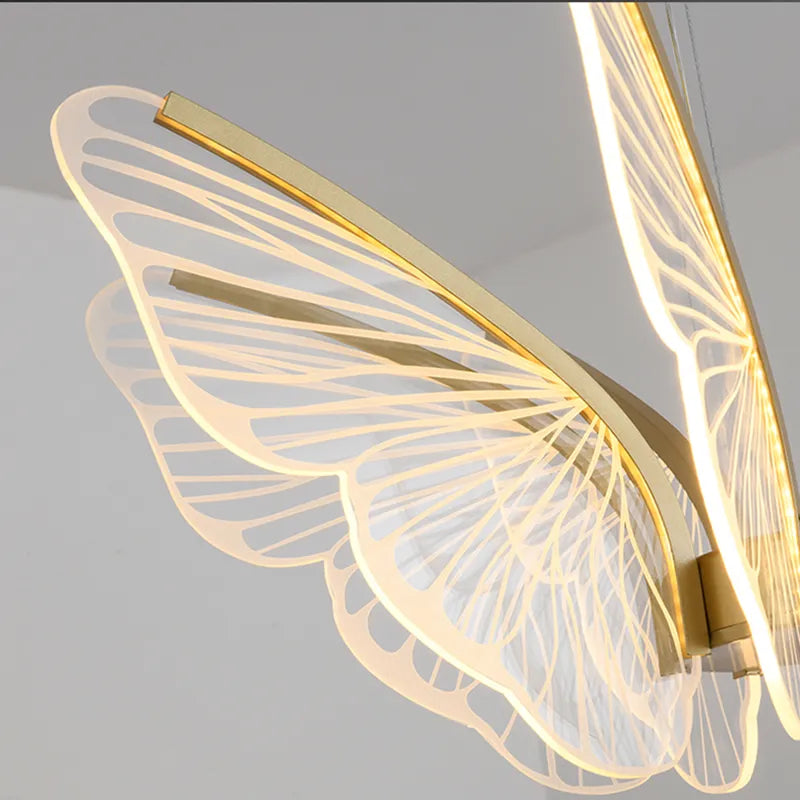 Lustre papillon LED - Éclairez votre maison avec créativité