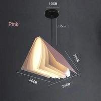 Suspension Lumière Livre Décoration Moderne pour la Salle d'Étude - Boutique Déco Enfants