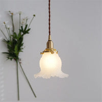 Lustre loft suspension verre nordique rétro - Suspensions luminaire de qualité