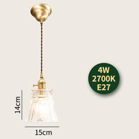 Suspension Diamond Glass LED Nordic Modern