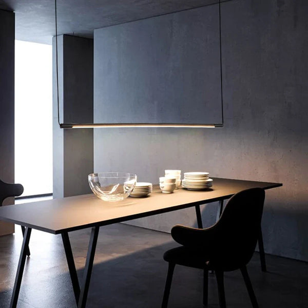 Suspension LED "Nordiko" : Design moderne et minimaliste en aluminium