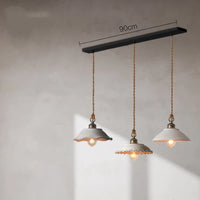 Suspension Fleur Vintage Style Loft en Céramique