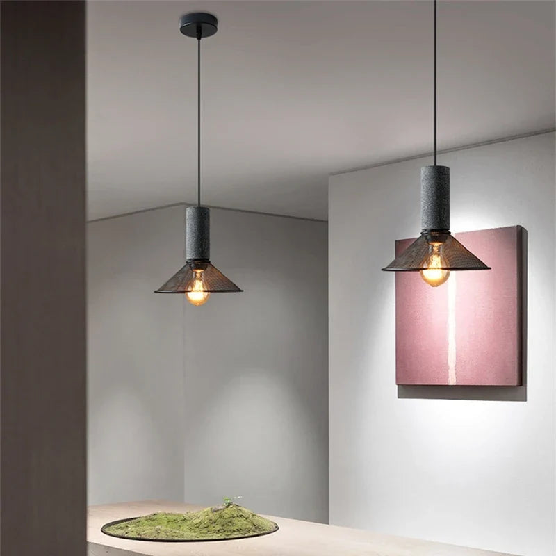 Lustre LED Loft en béton pour un éclairage stylé