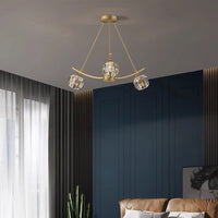 Lustre LED suspendu moderne pour un éclairage intérieur élégant