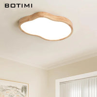 Plafonnier LED Bois Moderne