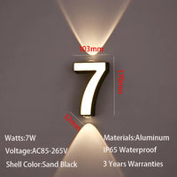 Applique murale LED intérieure et extérieure - Design minimaliste