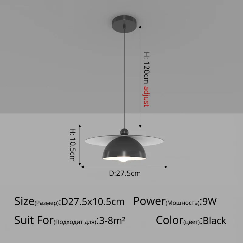 Suspension nordique minimaliste pour bar et café
