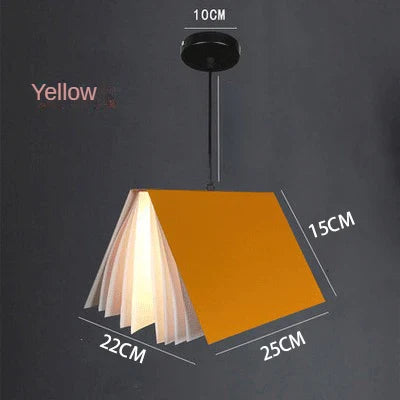 Suspension Lumière Livre Décoration Moderne pour la Salle d'Étude - Boutique Déco Enfants